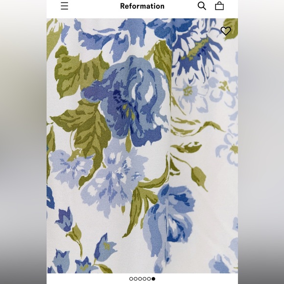 Reformation Frasier Dress; size 4 (NWOT) - Picture 5 of 9